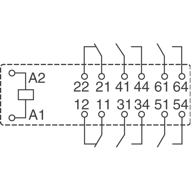 V23050-A1024-A542 TE Connectivity Potter & Brumfield Relays  Safety Relays